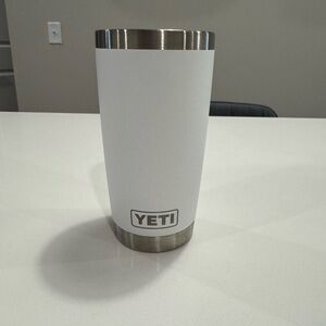 YETI White Stainless Steel Tumbler